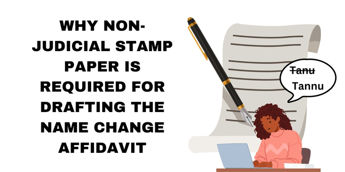 Non Judicial Stamp Paper for Drafting Name Change Affidavit
